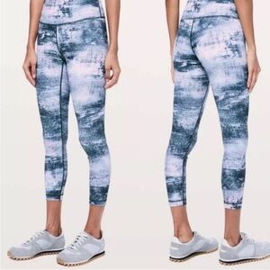 Lululemon wunder under high rise tights 25” full on Luxtreme azurite seashell 2